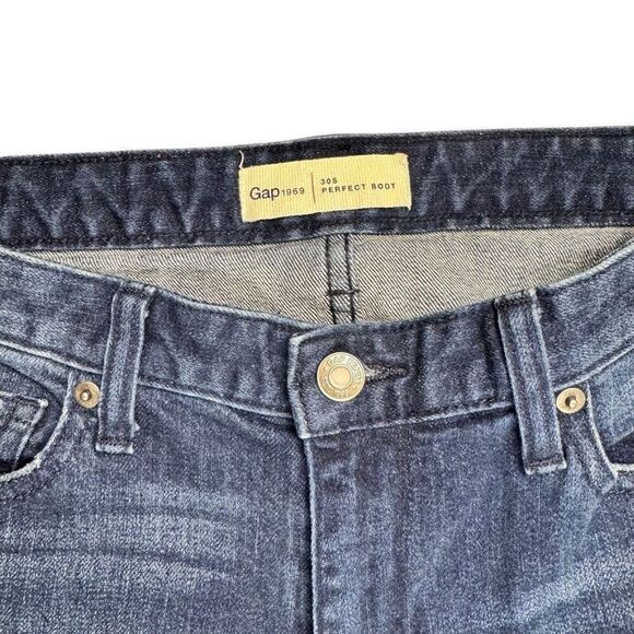 Gap Deep Indigo Bootcut Jeans Sz 30 S - Picture 4 of 10
